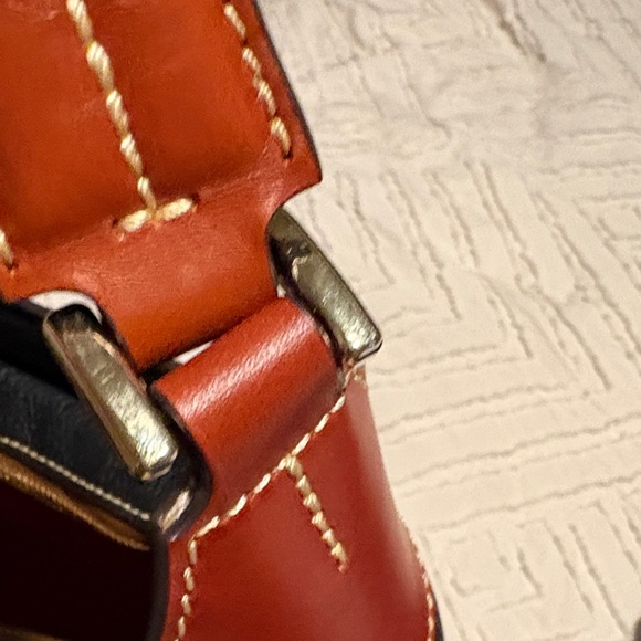 Dooney & Bourke Black and Brown Hobo Bag - Picture 9 of 15